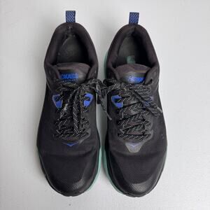 Hoka Challenger ATR 6 GTX Womens 9.5 B Gore-Tex Trail Running Shoes Black Blue